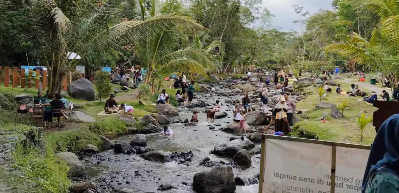 Masuk Sukarela, main sepuasnya di Wisata Alam Ledok Sambi Sleman, Alam Asri di Jogja